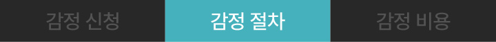 필웨이 감정 서비스 탭 - 감정 절차