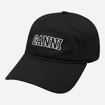 Ganni Logo Baseball Cap A4968 099 main image 1